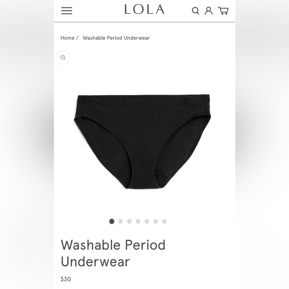 Lola Washable Period Underwear (3 available)